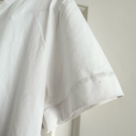 ZINO VIZO (NWT) Men’s White Soft 3 Cotton Blend 3 Button T-Shirt-SMALL - Picture 6 of 8